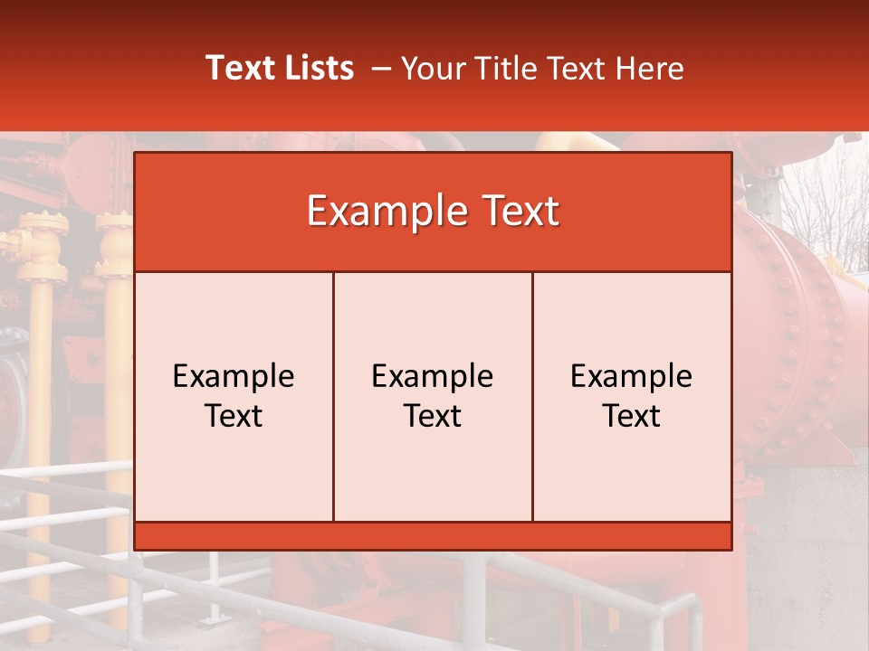 A Group Of Pipes And Valves In A Factory PowerPoint Template