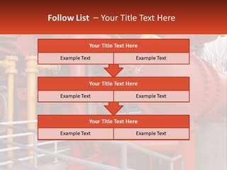 A Group Of Pipes And Valves In A Factory PowerPoint Template