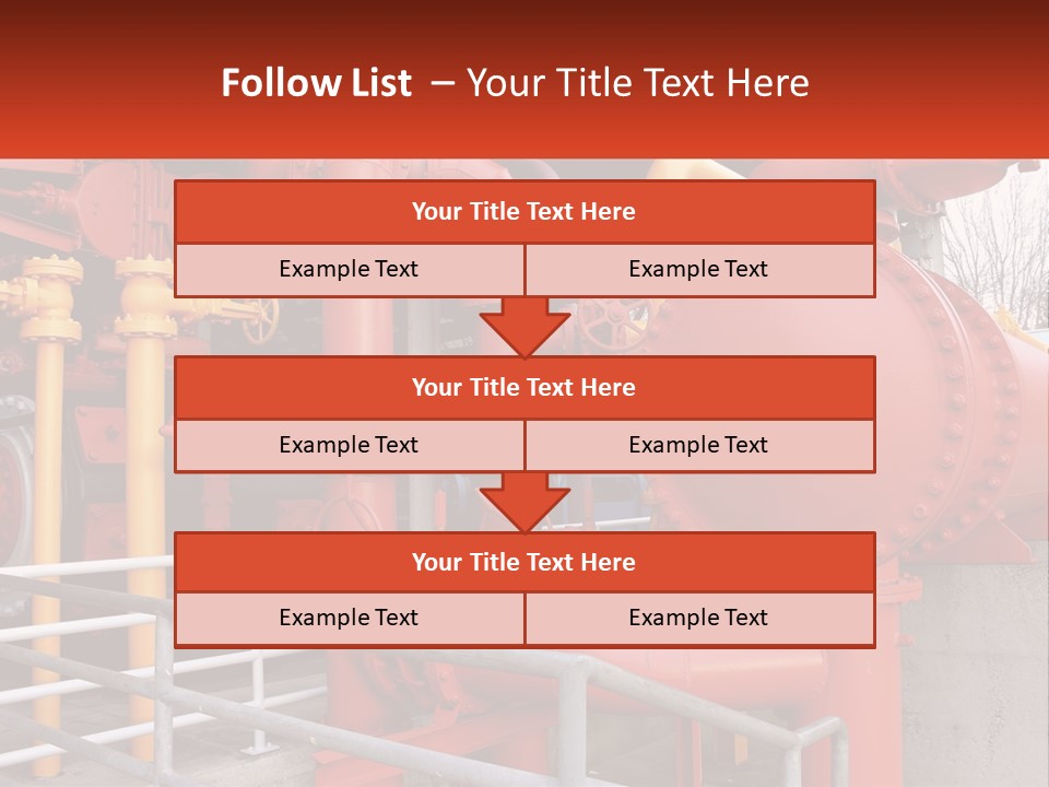 A Group Of Pipes And Valves In A Factory PowerPoint Template