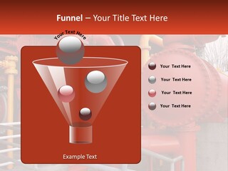 A Group Of Pipes And Valves In A Factory PowerPoint Template