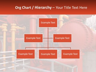 A Group Of Pipes And Valves In A Factory PowerPoint Template