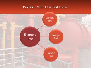 A Group Of Pipes And Valves In A Factory PowerPoint Template