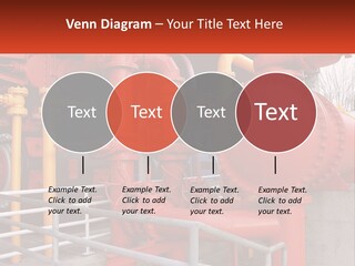 A Group Of Pipes And Valves In A Factory PowerPoint Template