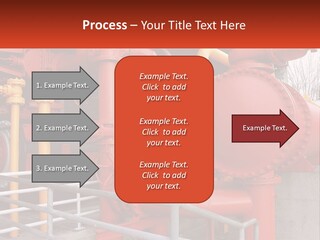 A Group Of Pipes And Valves In A Factory PowerPoint Template