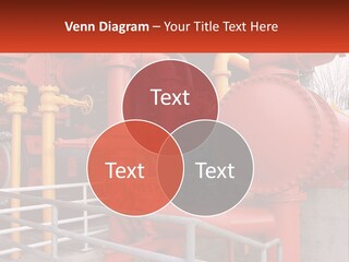 A Group Of Pipes And Valves In A Factory PowerPoint Template