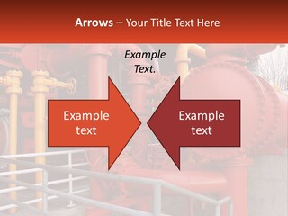 A Group Of Pipes And Valves In A Factory PowerPoint Template