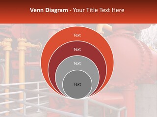 A Group Of Pipes And Valves In A Factory PowerPoint Template