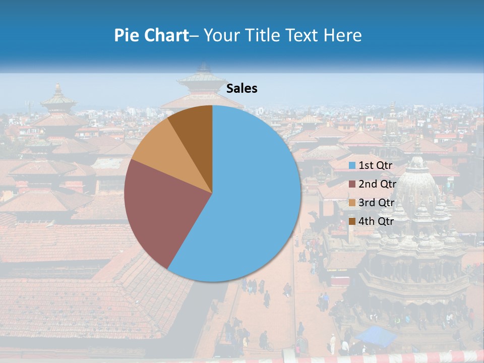 A Large Group Of Buildings With A Sky Background PowerPoint Template