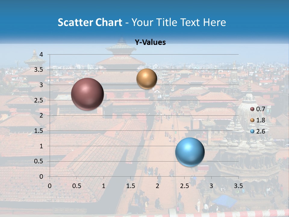A Large Group Of Buildings With A Sky Background PowerPoint Template