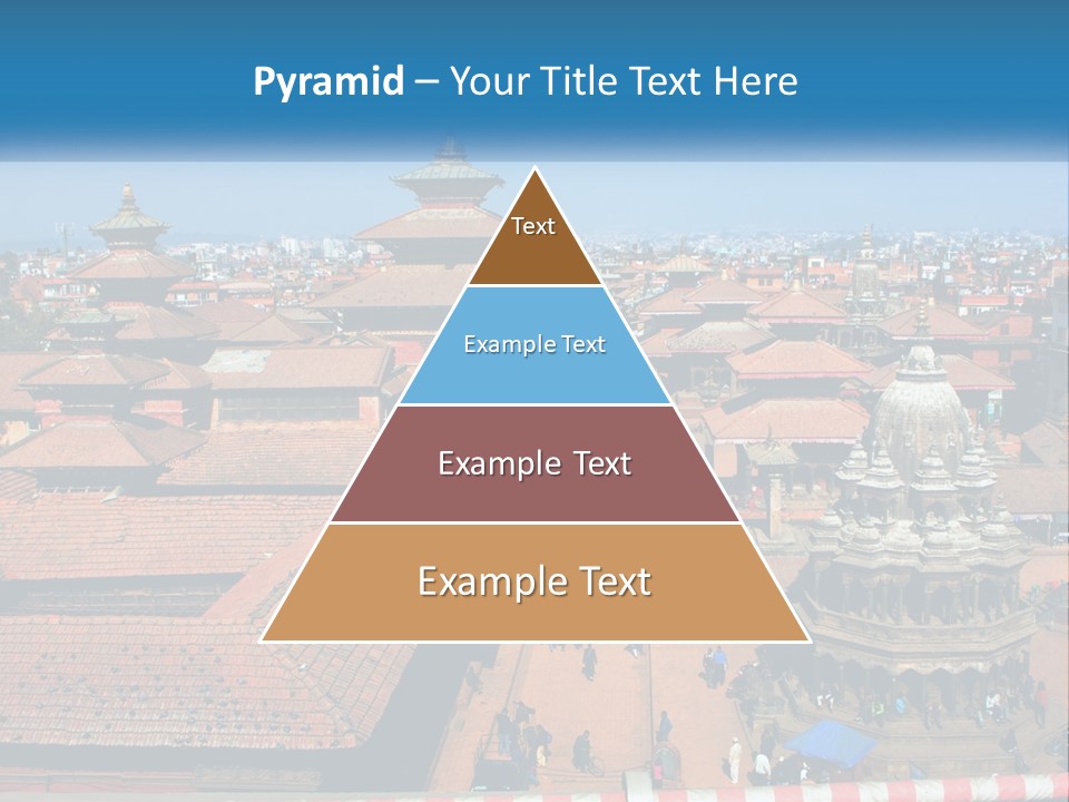 A Large Group Of Buildings With A Sky Background PowerPoint Template