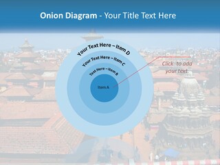 A Large Group Of Buildings With A Sky Background PowerPoint Template