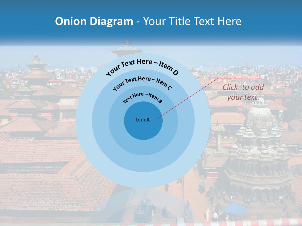 A Large Group Of Buildings With A Sky Background PowerPoint Template