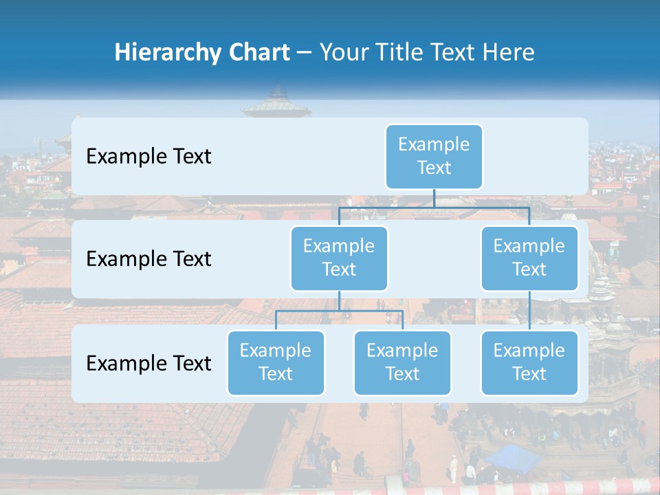 A Large Group Of Buildings With A Sky Background PowerPoint Template