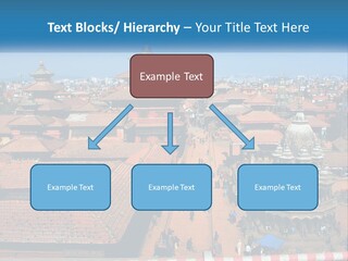 A Large Group Of Buildings With A Sky Background PowerPoint Template