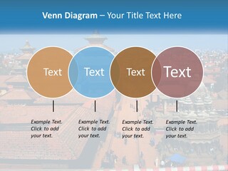 A Large Group Of Buildings With A Sky Background PowerPoint Template