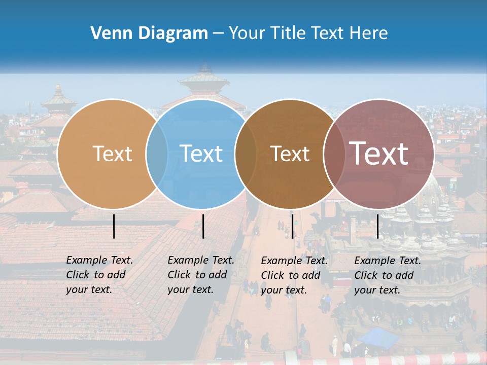 A Large Group Of Buildings With A Sky Background PowerPoint Template