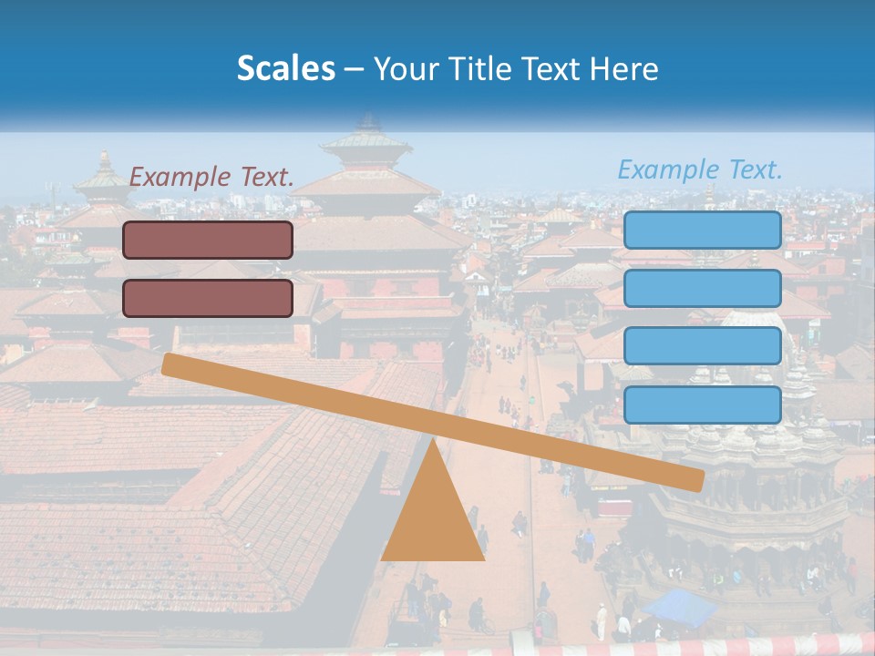 A Large Group Of Buildings With A Sky Background PowerPoint Template