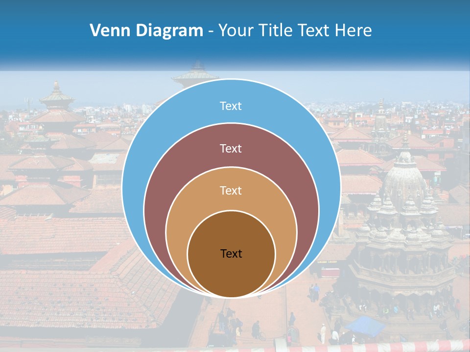 A Large Group Of Buildings With A Sky Background PowerPoint Template