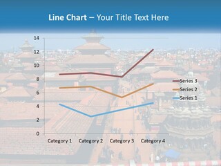 A Large Group Of Buildings With A Sky Background PowerPoint Template