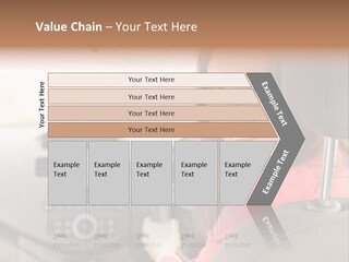 A Woman Driving A Car With A Cell Phone In Her Hand PowerPoint Template