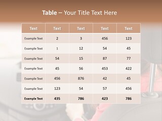 A Woman Driving A Car With A Cell Phone In Her Hand PowerPoint Template