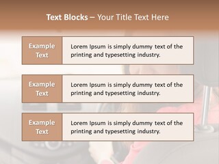 A Woman Driving A Car With A Cell Phone In Her Hand PowerPoint Template