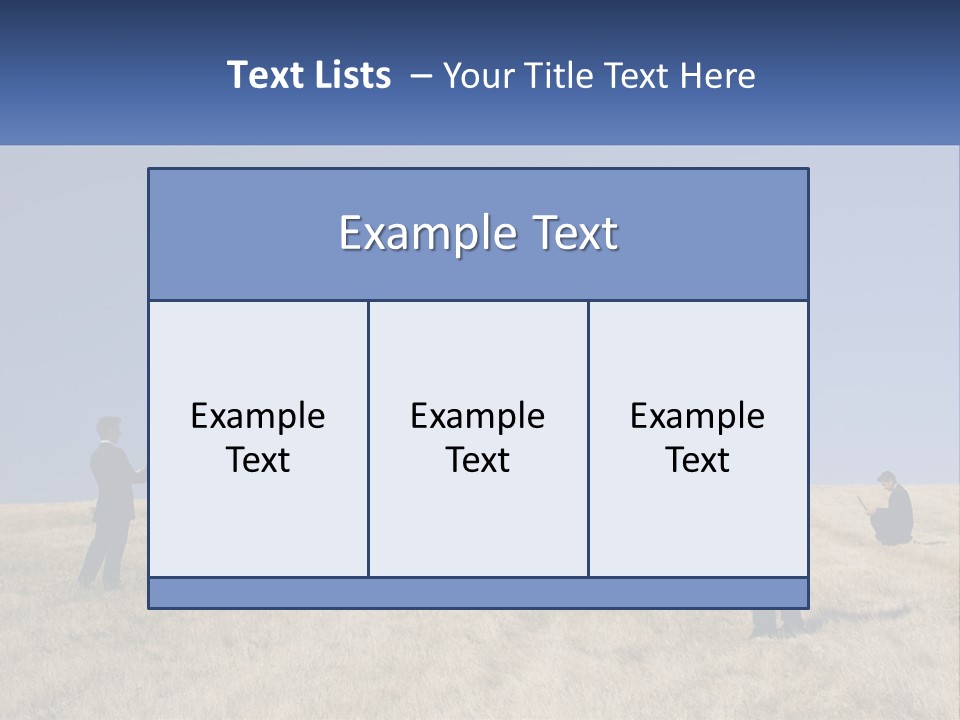 A Group Of People Standing In A Field With Laptops PowerPoint Template