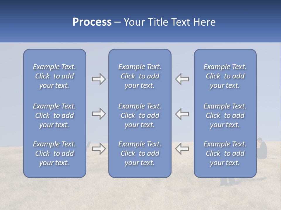 A Group Of People Standing In A Field With Laptops PowerPoint Template