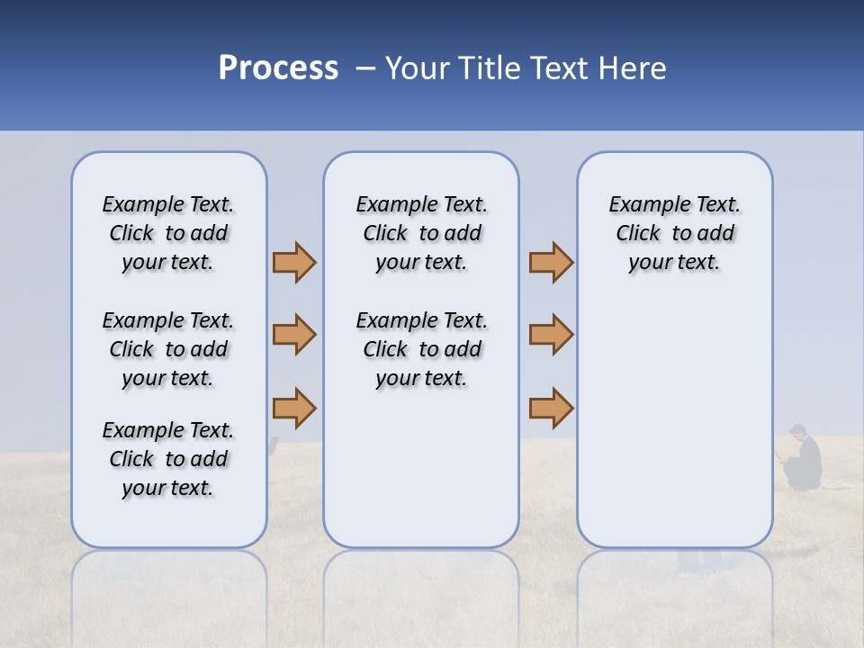 A Group Of People Standing In A Field With Laptops PowerPoint Template