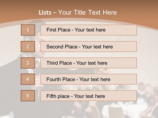 A Man In A Suit Is Giving A Presentation PowerPoint Template