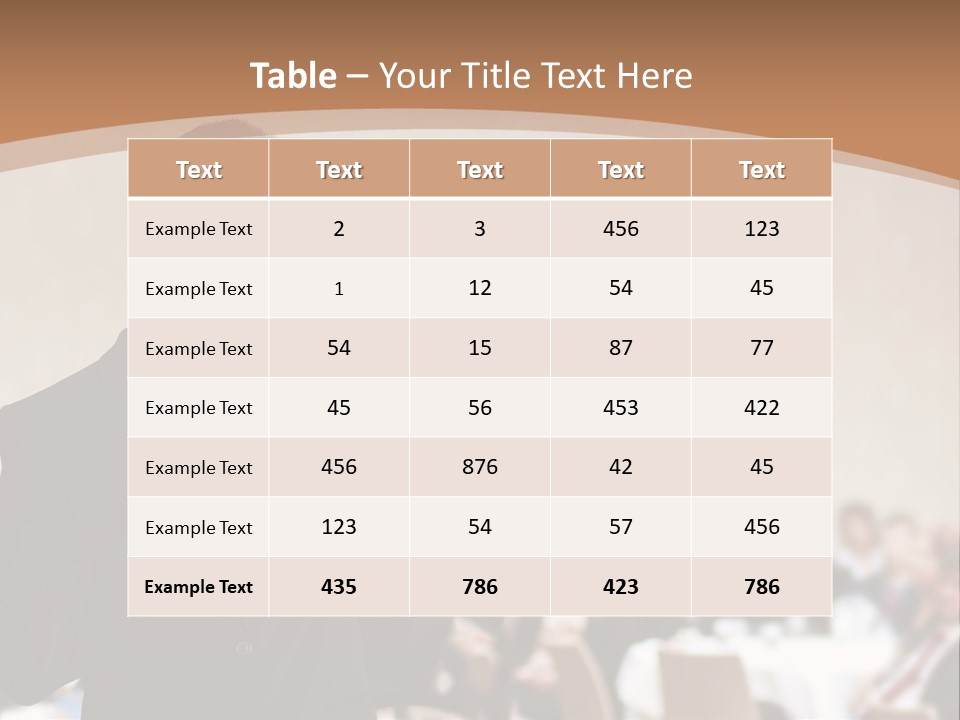 A Man In A Suit Is Giving A Presentation PowerPoint Template