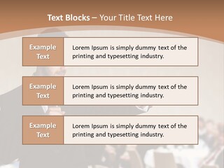 A Man In A Suit Is Giving A Presentation PowerPoint Template