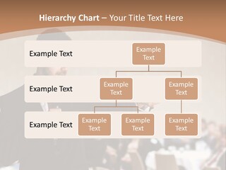 A Man In A Suit Is Giving A Presentation PowerPoint Template