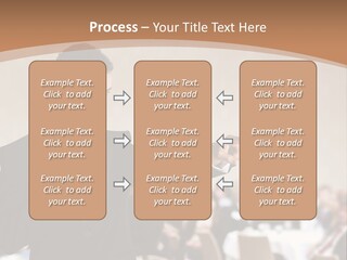 A Man In A Suit Is Giving A Presentation PowerPoint Template