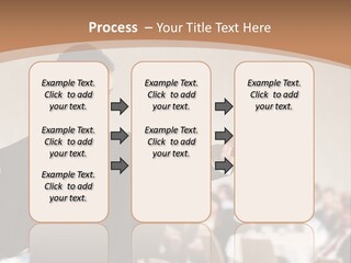 A Man In A Suit Is Giving A Presentation PowerPoint Template