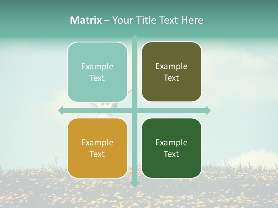 A Woman Jumping In The Air With A Kite PowerPoint Template