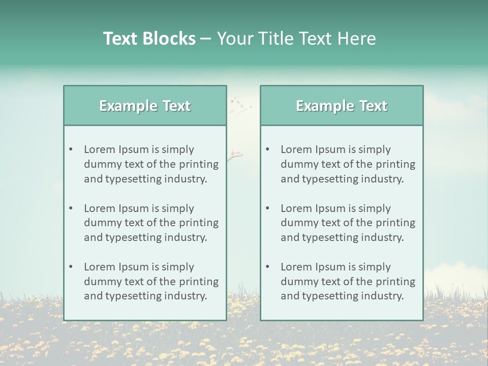 A Woman Jumping In The Air With A Kite PowerPoint Template