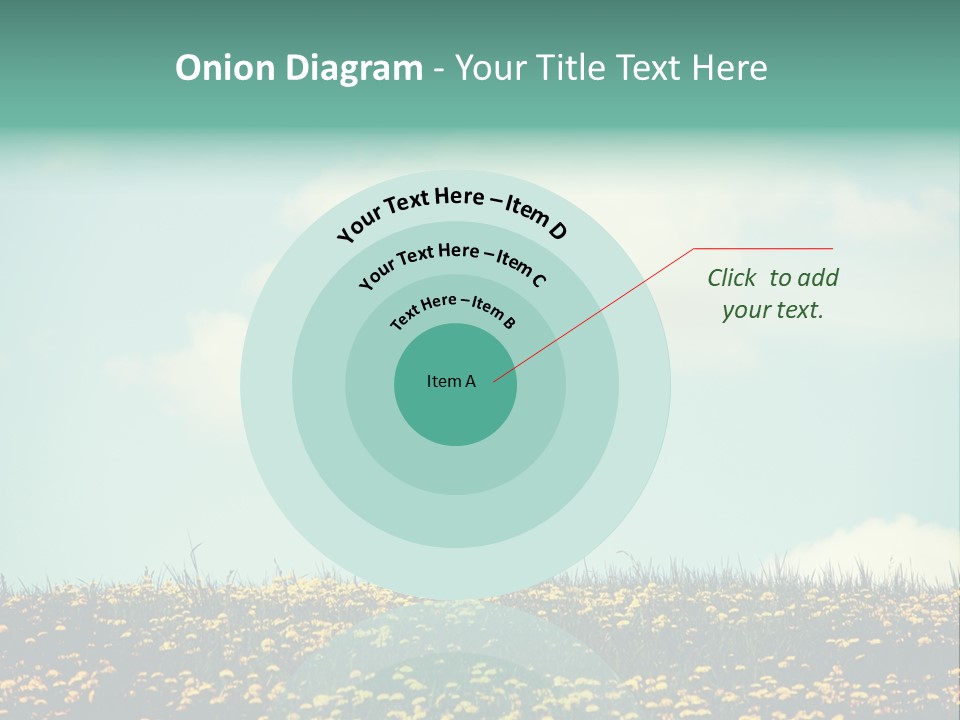 A Woman Jumping In The Air With A Kite PowerPoint Template