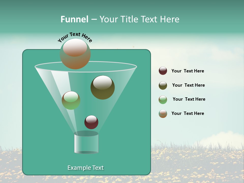 A Woman Jumping In The Air With A Kite PowerPoint Template