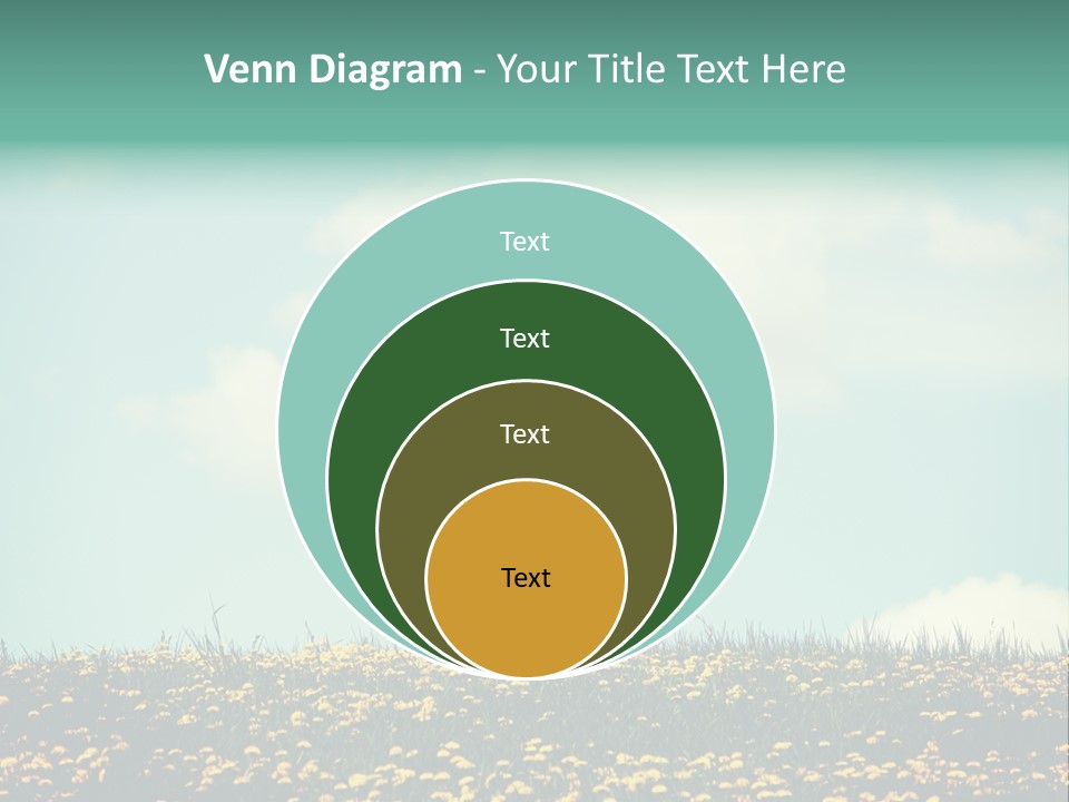 A Woman Jumping In The Air With A Kite PowerPoint Template