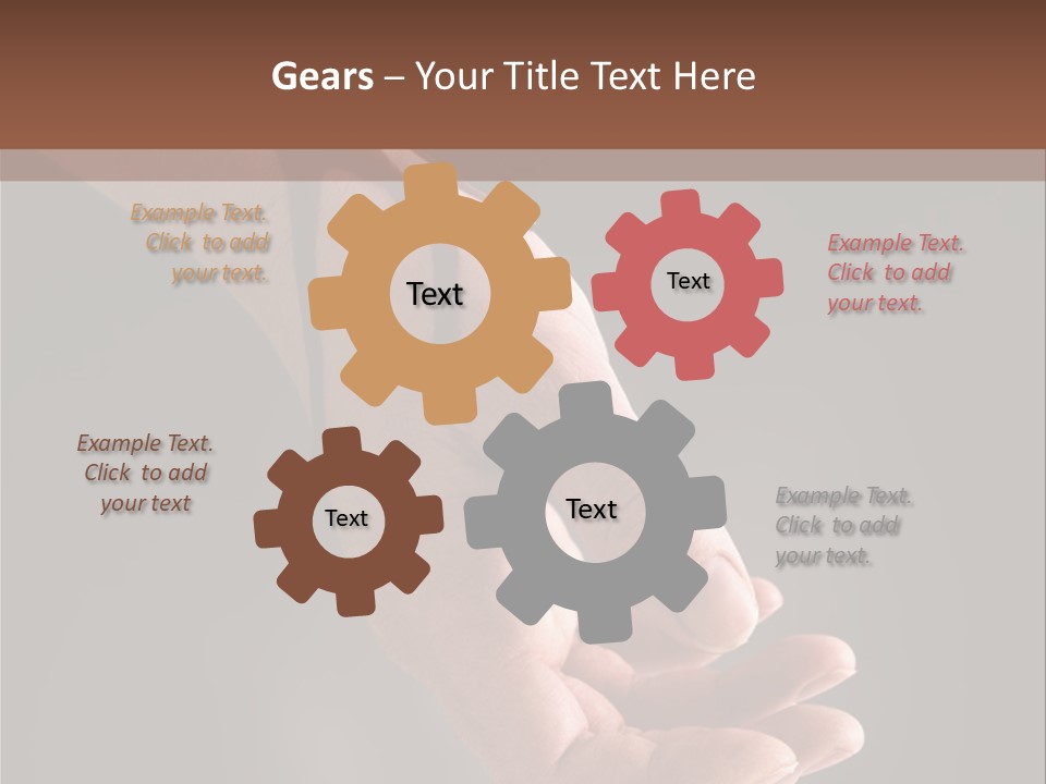 A Bloody Hand Holding A Knife With Blood On It PowerPoint Template