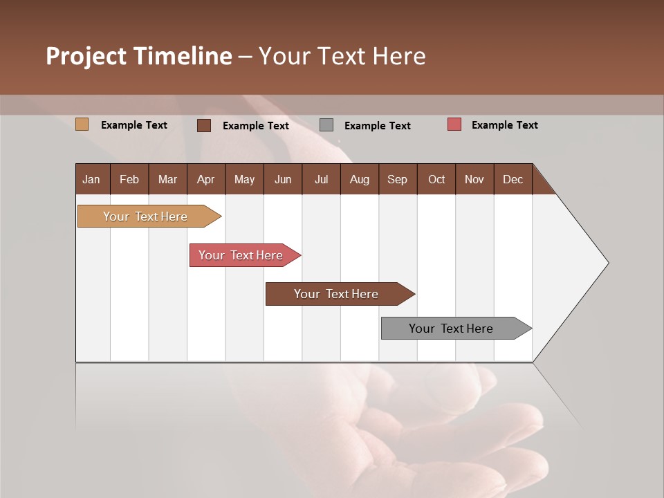 A Bloody Hand Holding A Knife With Blood On It PowerPoint Template