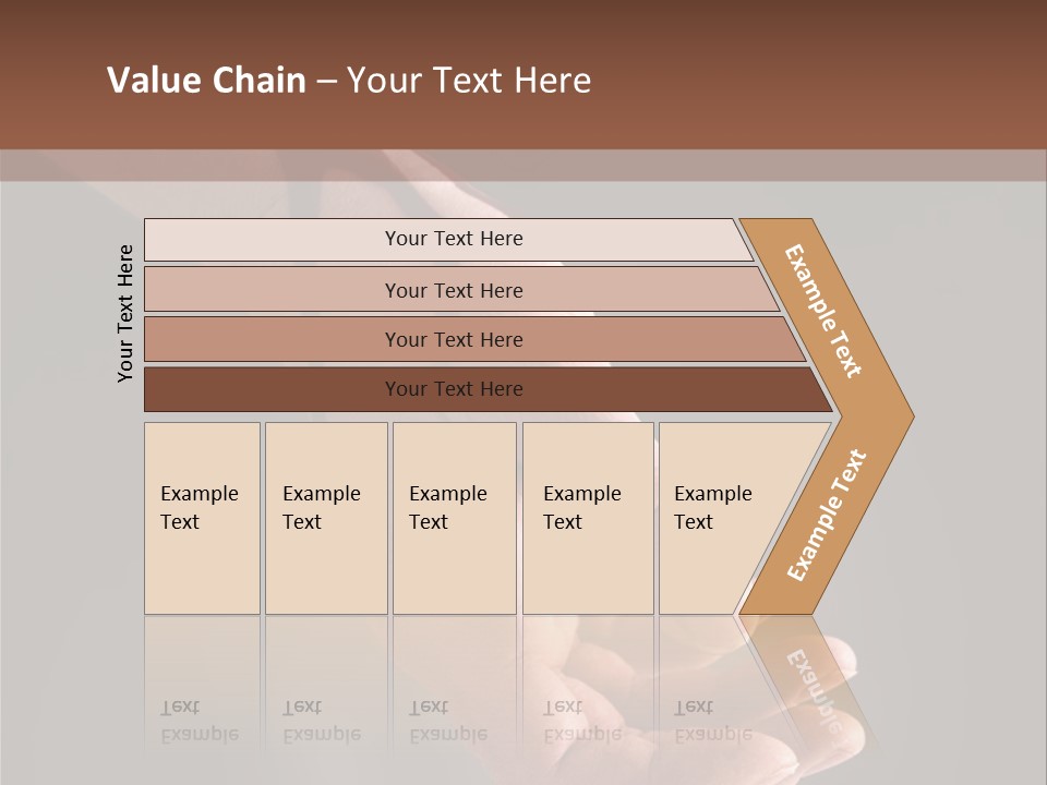 A Bloody Hand Holding A Knife With Blood On It PowerPoint Template