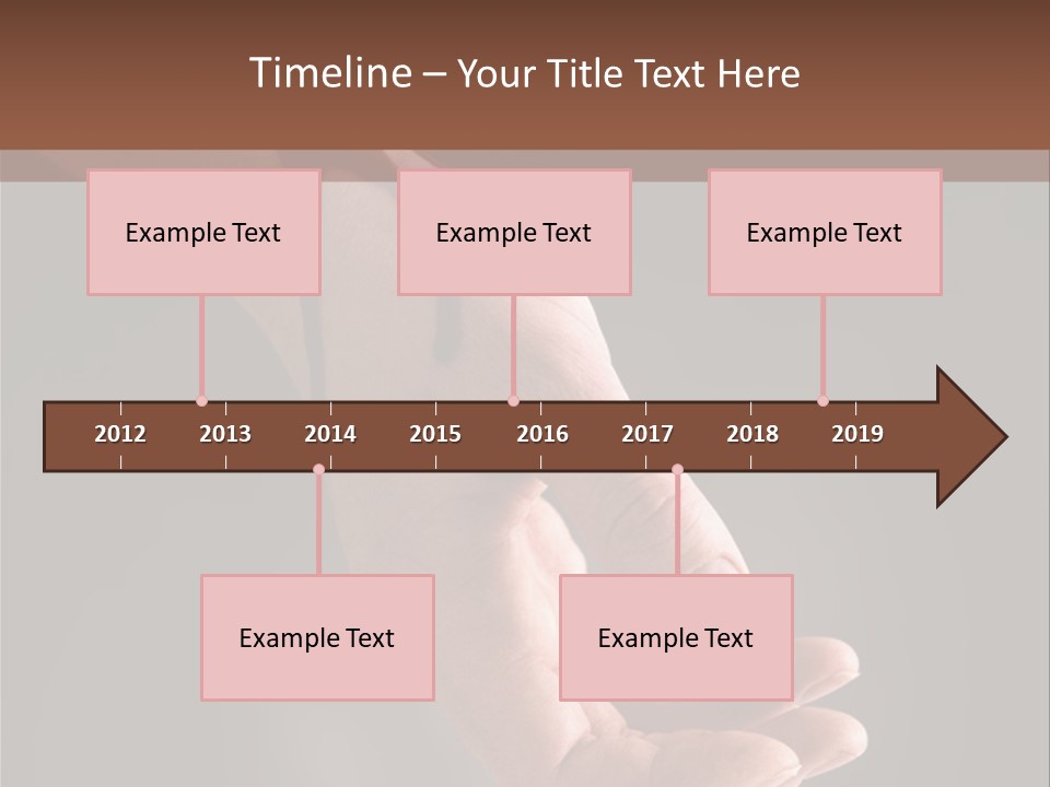 A Bloody Hand Holding A Knife With Blood On It PowerPoint Template