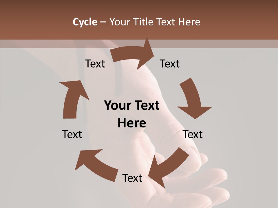 A Bloody Hand Holding A Knife With Blood On It PowerPoint Template