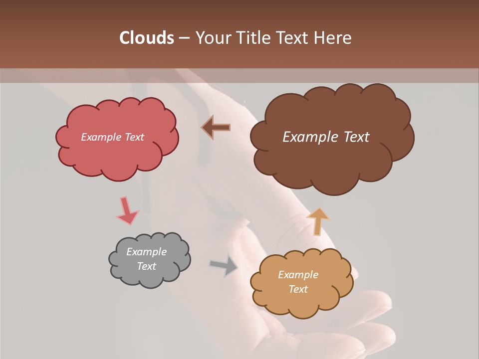 A Bloody Hand Holding A Knife With Blood On It PowerPoint Template