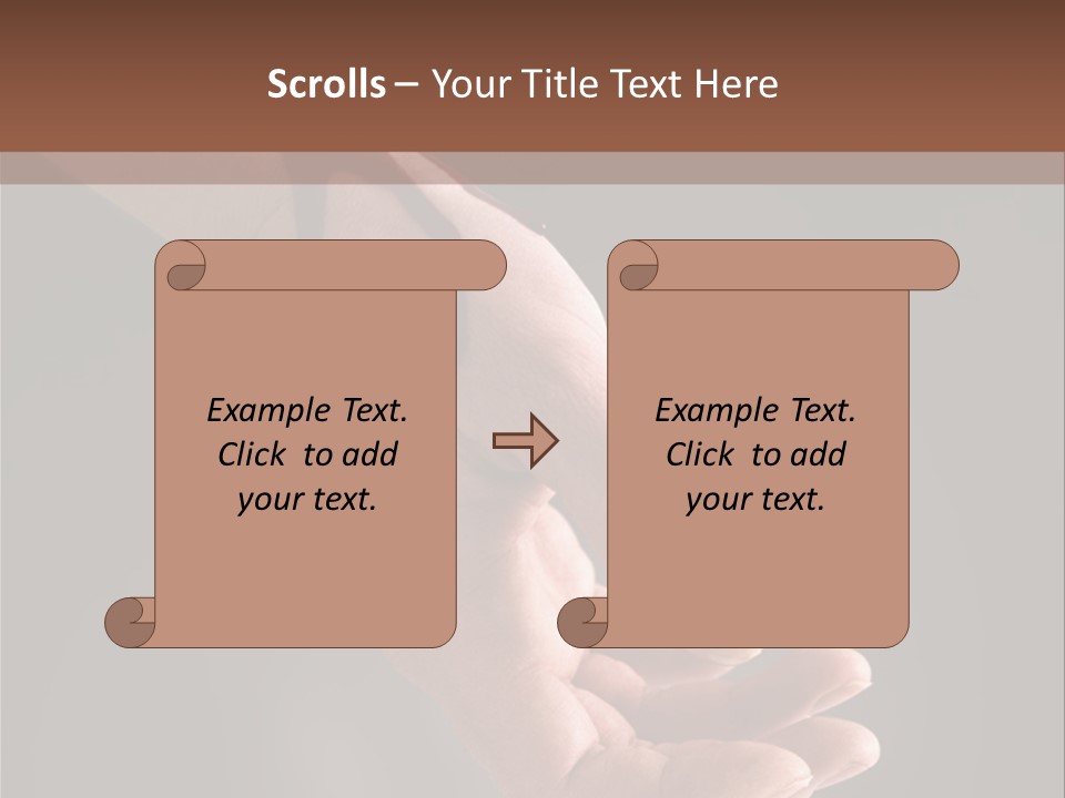 A Bloody Hand Holding A Knife With Blood On It PowerPoint Template