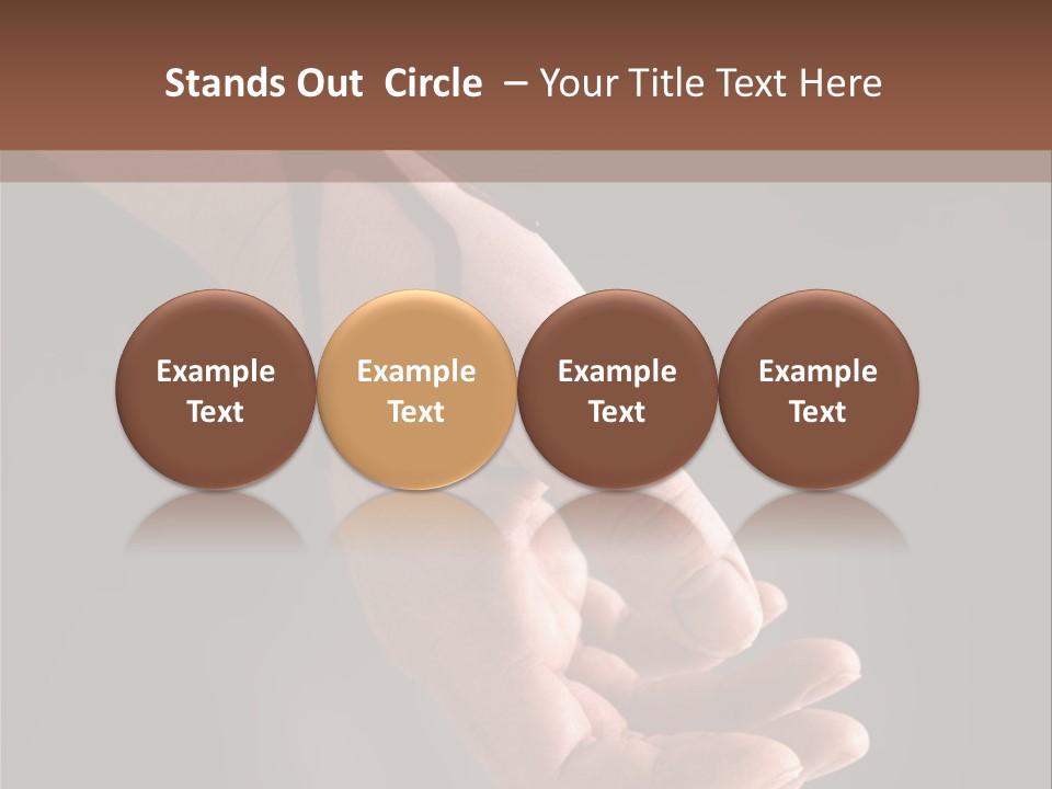 A Bloody Hand Holding A Knife With Blood On It PowerPoint Template