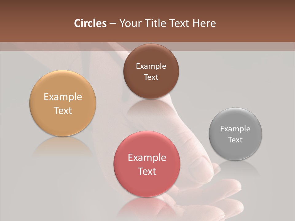 A Bloody Hand Holding A Knife With Blood On It PowerPoint Template