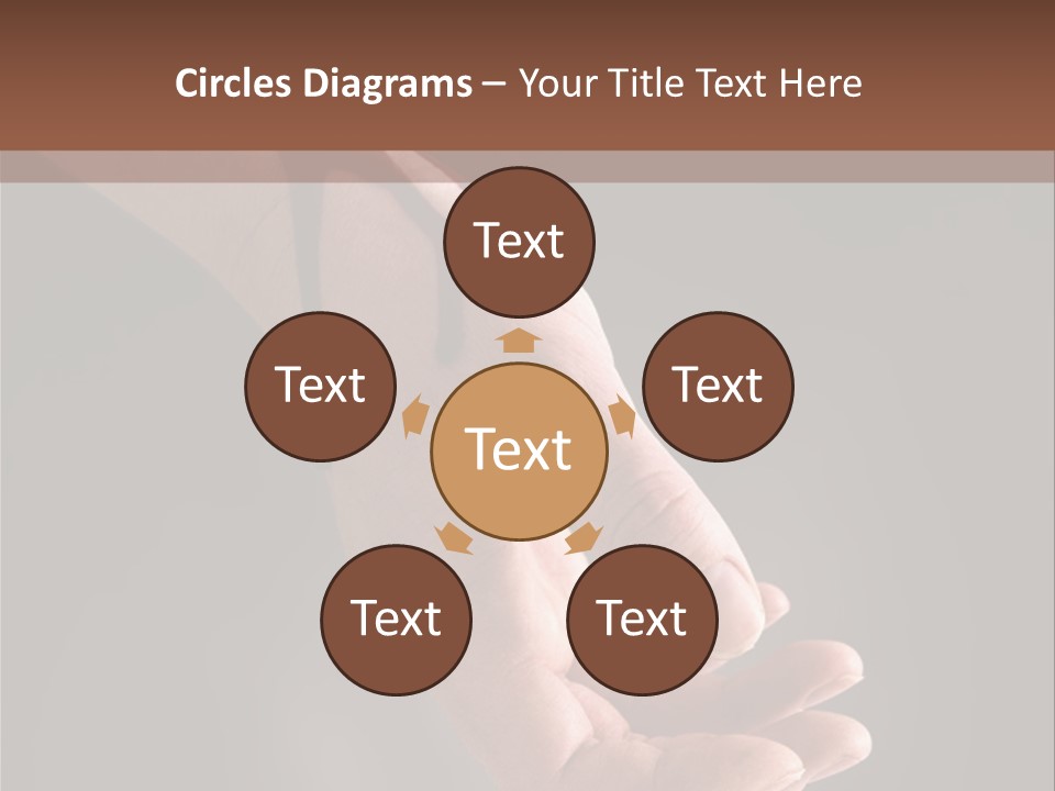 A Bloody Hand Holding A Knife With Blood On It PowerPoint Template